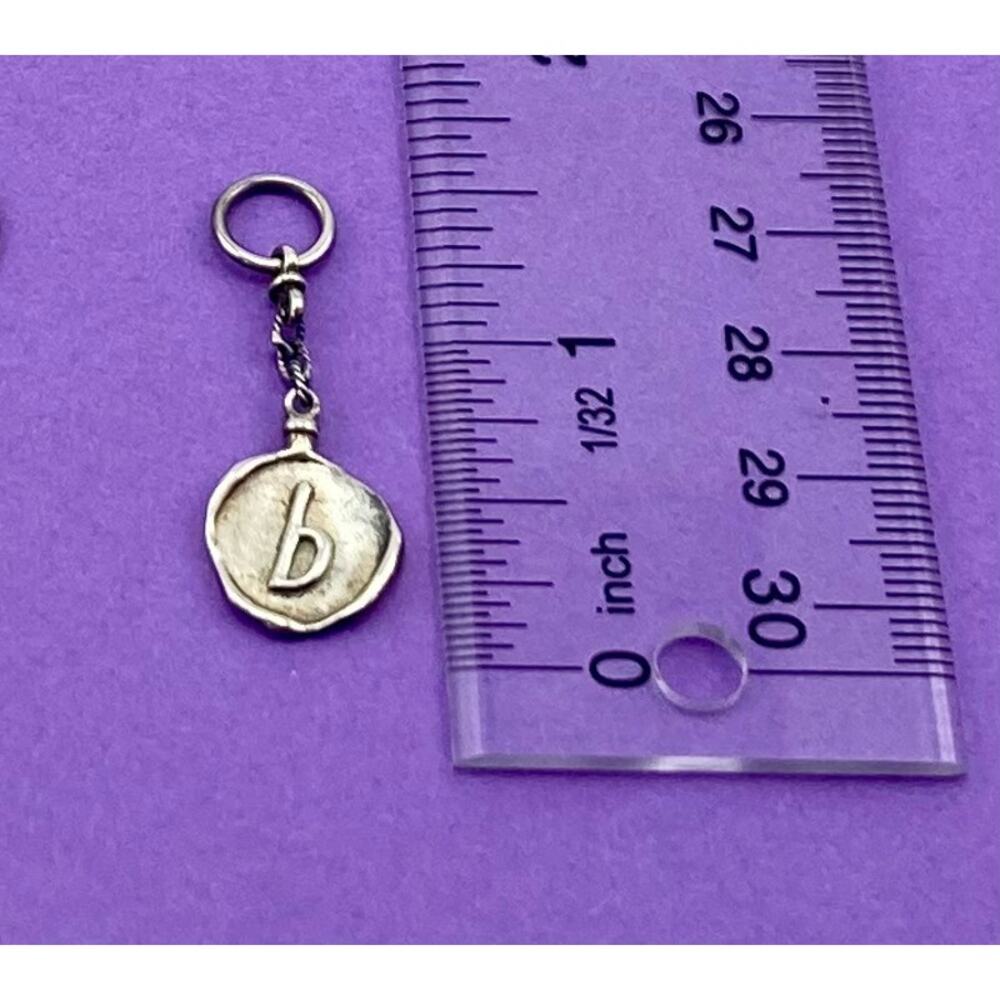 Waxing Poetic Letter charm